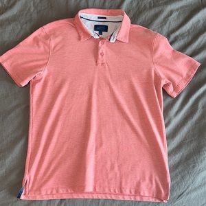 Salmon, Collared shirt.